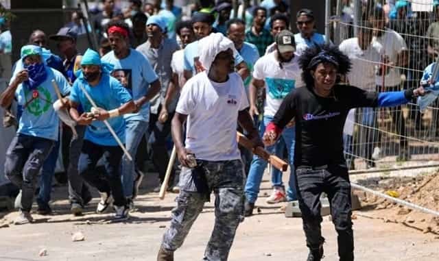 Massive Clash Erupts in Tel Aviv Dozens Injured in Violent Eritrean Protests